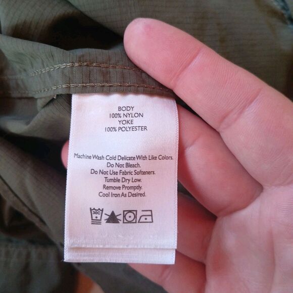 Eddie Bauer Womens Mountain Ripstop Vented Button Down Shirt Green Size M - Picture 7 of 9